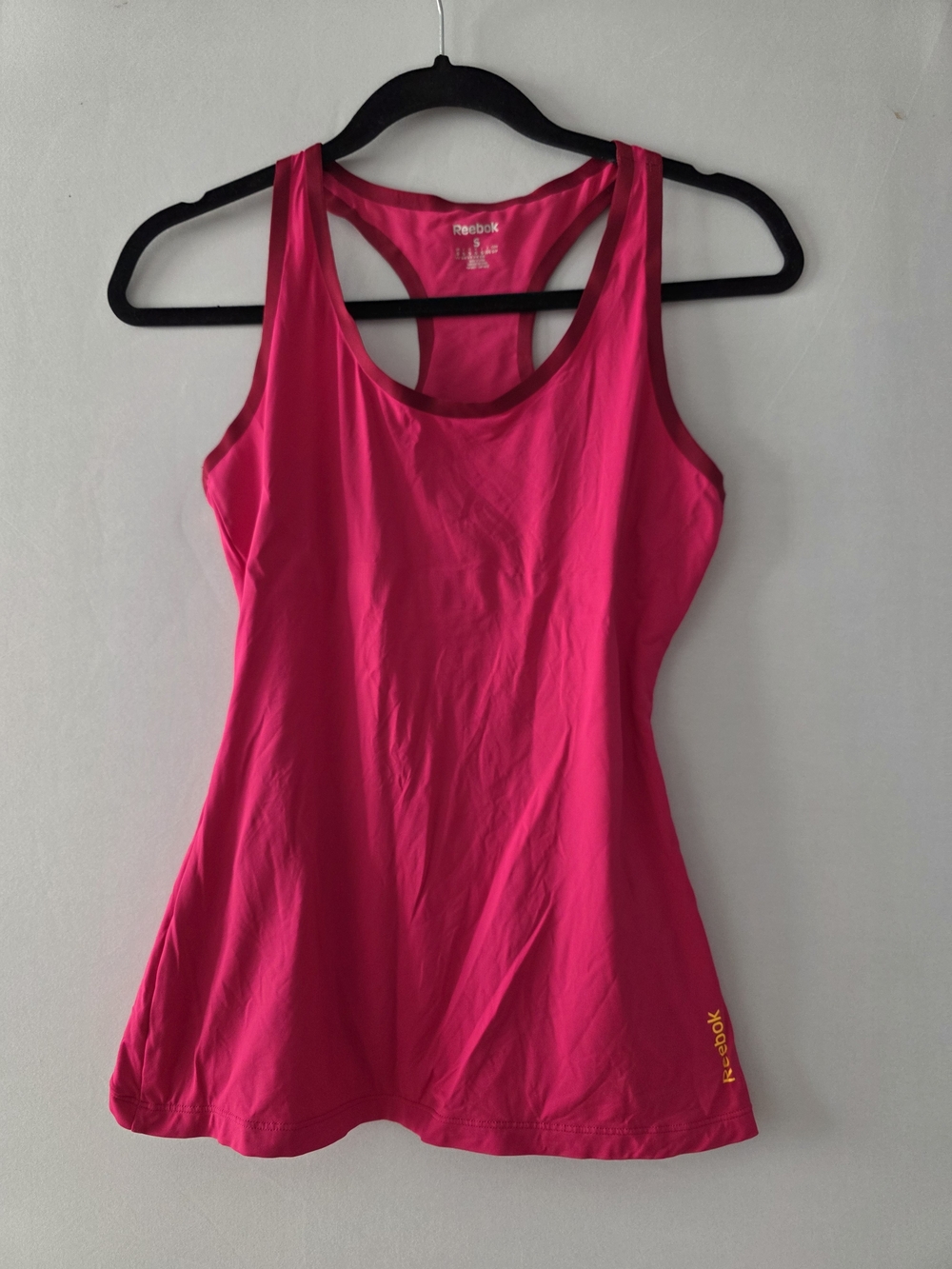Reebok Women's Pink Racerback Tank Top